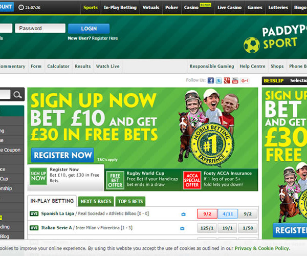 Paddy Power Online Bookmaker